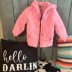 Carhartt Light Pink Hooded Jacket